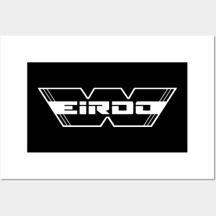 WEIRDO - Logo - Black with white lettering Posters and Art
